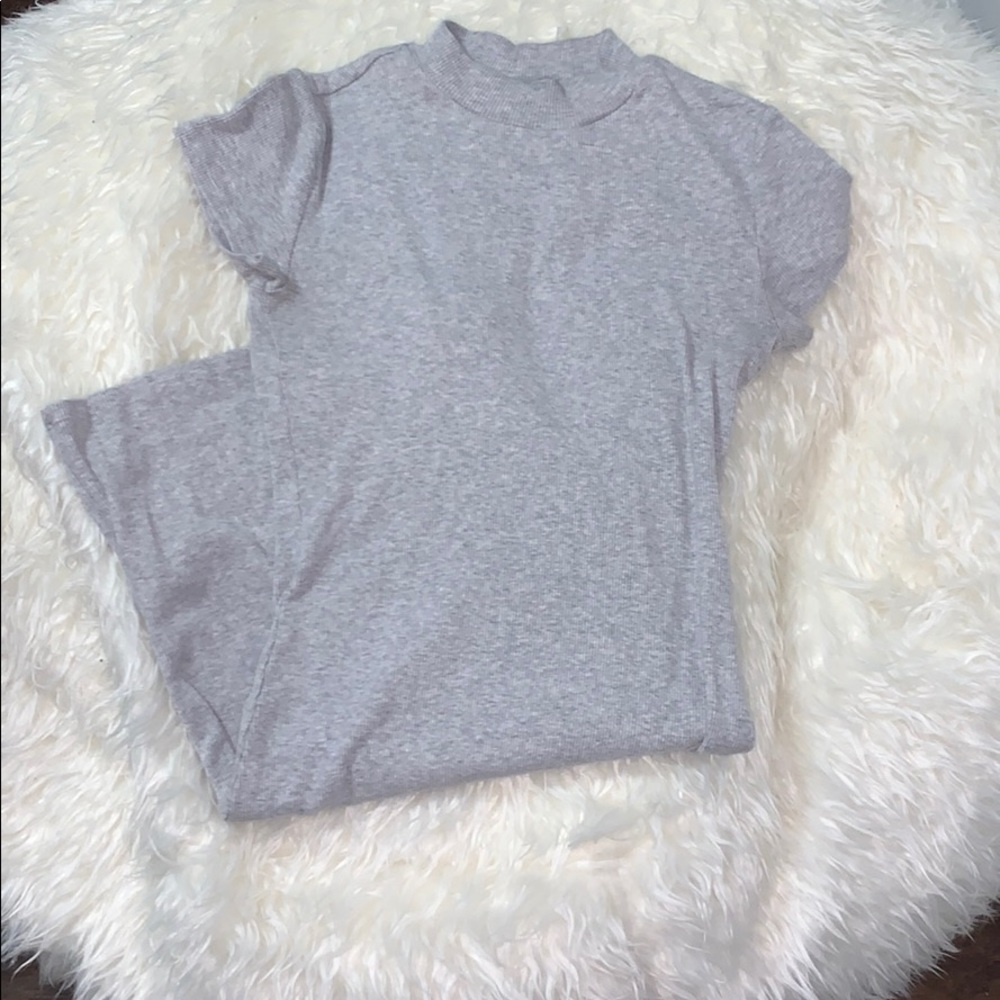 gray GARAGE body con t shirt dress
